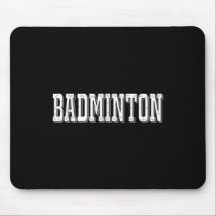 Badminton-Spieler Birdie Shuttle Smash Mousepad