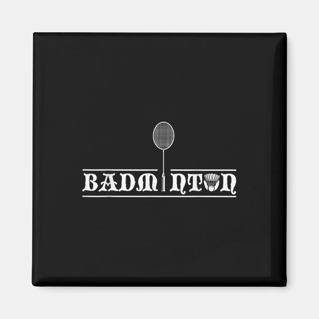 Badminton-Spieler Echte Männer Team Shuttlecock Tr Magnet (Vorne)