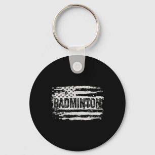 Badminton-Spieler-Geschenk Schlüsselanhänger