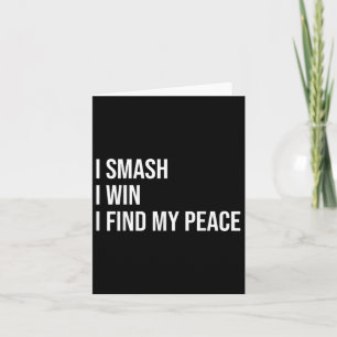 Badminton-Spieler Meme Selbstfürsorge Zitat  Karte