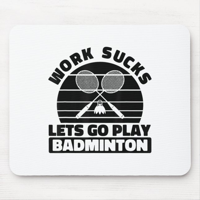 Badminton-Spieler Schläger - Team Feld Schläger Fe Mousepad (Vorne)