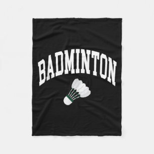 Badminton-Spieler-Shuttle-Grafik-Tanktop Fleecedecke