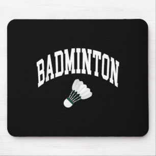 Badminton-Spieler-Shuttle-Grafik-Tanktop Mousepad