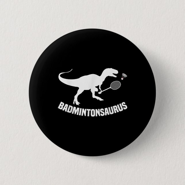 Badminton-Spieler-Shuttle-Team-Trainer-Badminton-S Button (Vorderseite)