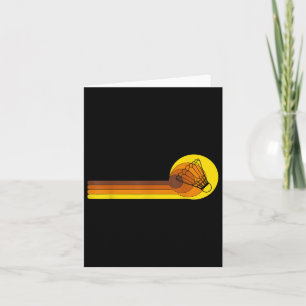 Badminton-Spieler Spiel Federball 70er Jahre Vinta Karte