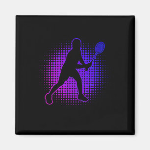 Badminton-Spielerin Badminton Damen Squash Federba Magnet