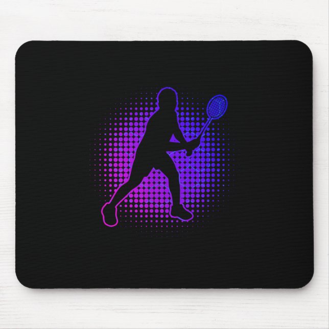 Badminton-Spielerin Badminton Damen Squash Federba Mousepad (Vorne)