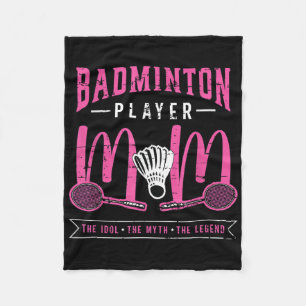 Badminton-Spielerin Mutter Der Idol-Schlägersport Fleecedecke