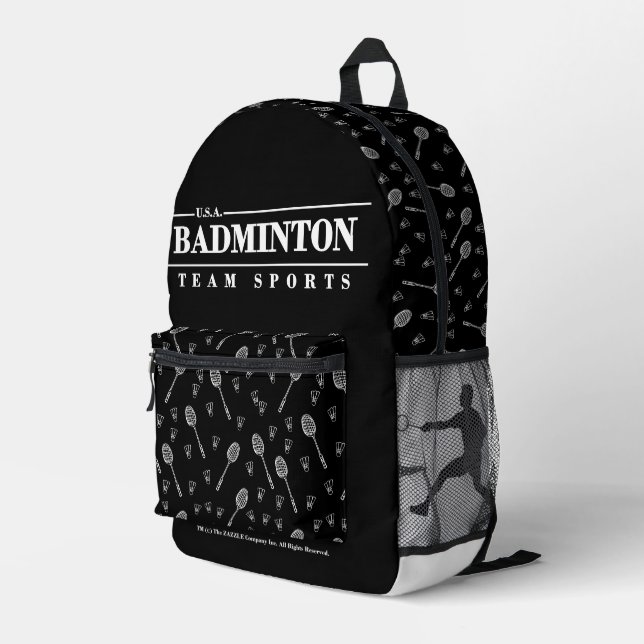 BADMINTON Sport Rucksack  (Rückseitige Ecke Rechts)