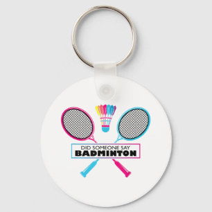 Badminton Sports Hobby Shuttle Retro Schlüsselanhänger
