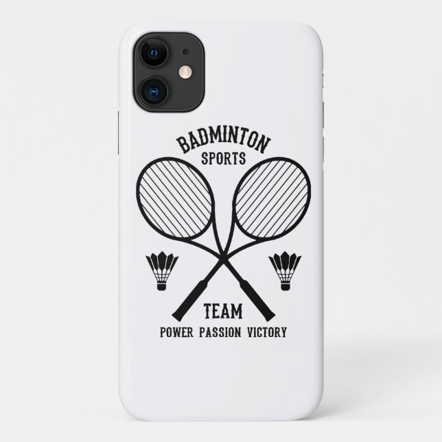 Badminton Sports Team Case-Mate iPhone Hülle (Rückseite)