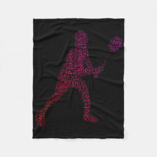 Badminton Squash Badminton Spieler Shuttle Fleecedecke