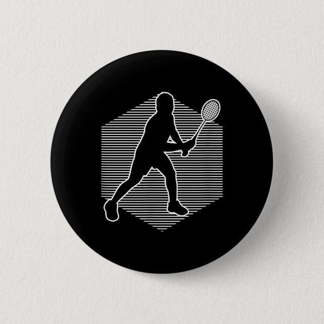 Badminton Squash Damen Shuttle Männer  Button (Vorderseite)