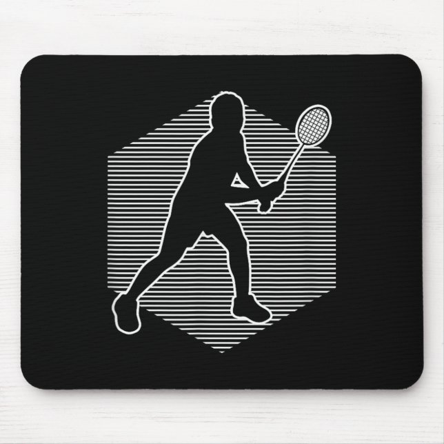 Badminton Squash Frauen Shuttle Männer  Mousepad (Vorne)