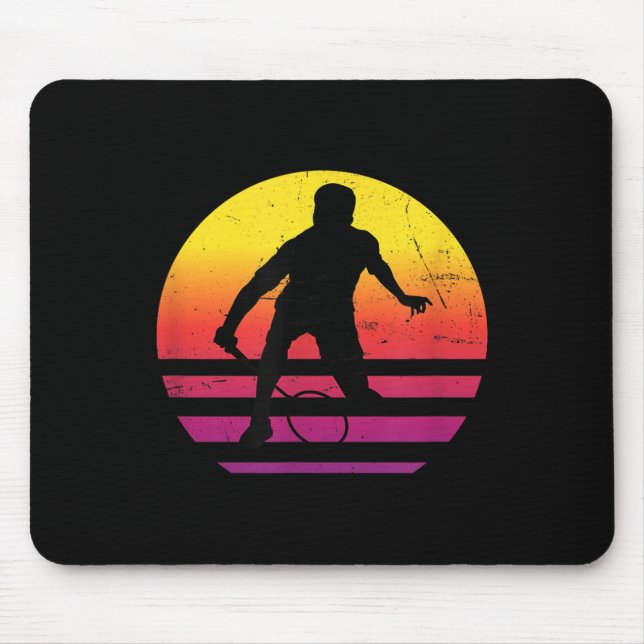 Badminton Squash Mens Shuttle Women Mousepad (Vorne)