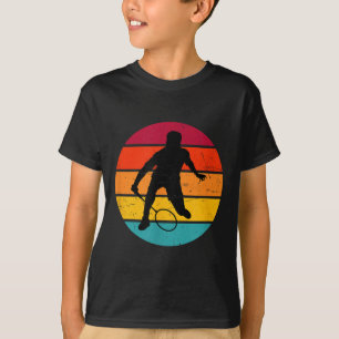 Badminton Squash Shuttle Womens Badminton Player T-Shirt