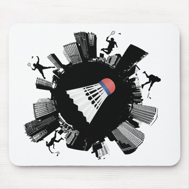 Badminton-Stadt Mousepad (Vorne)