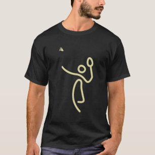 Badminton Sticks - Shuttlecock-Geschenkidee T-Shirt