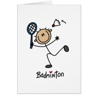 Badminton-Strichmännchen