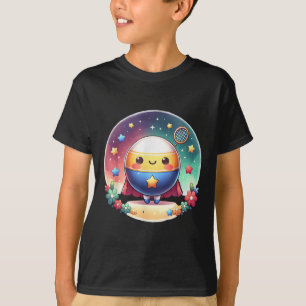Badminton Superheld Super Held Badminton T-Shirt