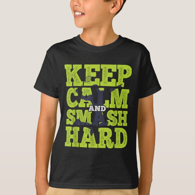 Badminton  T-Shirt (Vorderseite)