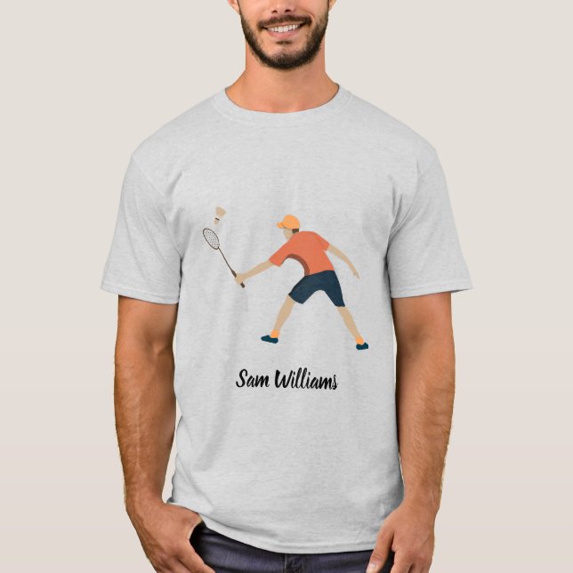 Badminton T-Shirt (Vorderseite)