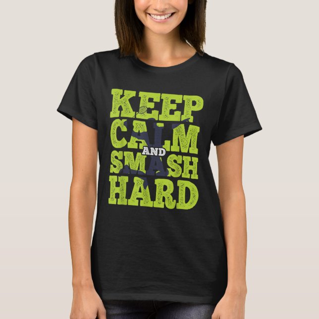 Badminton  T-Shirt (Vorderseite)