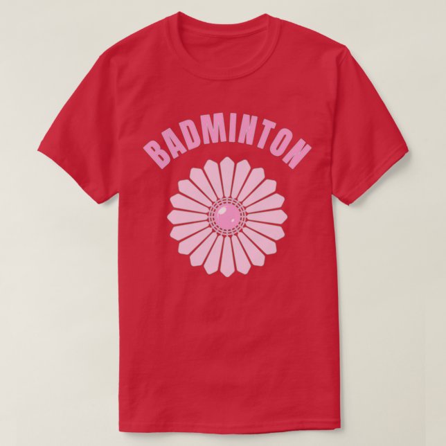 Badminton T T-Shirt (Design vorne)