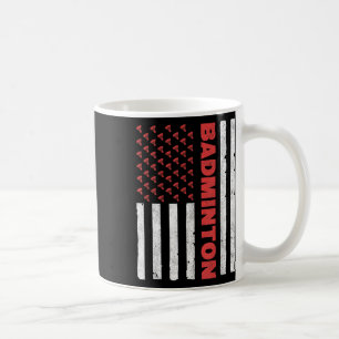 Badminton-Team Amerikanische Flagge USA Badminton Kaffeetasse