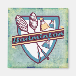 Badminton Time Magnet