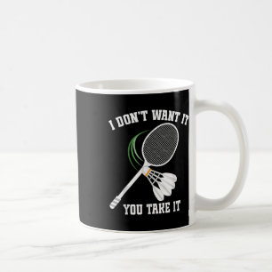 Badminton-Trainer Kein Weinen Shuttle Badminton-Sp Kaffeetasse