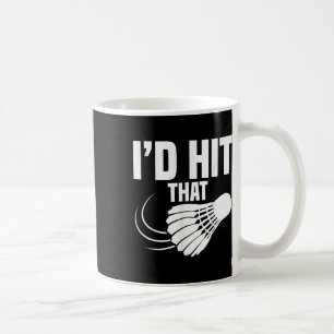 Badminton-Trainer Shuttle Id trifft Badminton-Spie Kaffeetasse