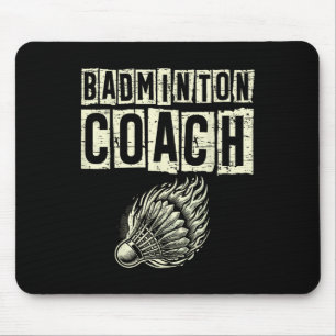 Badminton-Trainer-Shuttle-Racket Mousepad