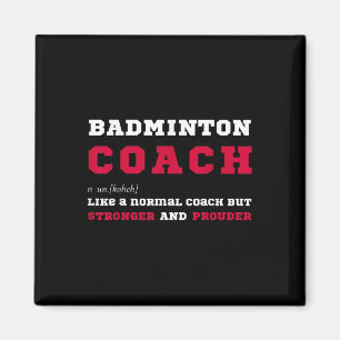 Badminton-Trainer Sport-Coaching-Definition Gesche Magnet