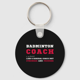 Badminton-Trainer Sport-Coaching-Definition Gesche Schlüsselanhänger