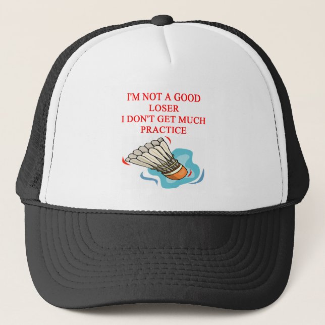 BADMINTON TRUCKERKAPPE (Vorderseite)