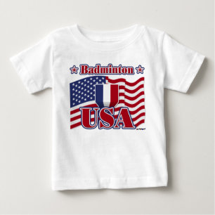 Badminton USA Baby T-shirt