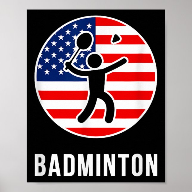 Badminton USA  Poster (Vorne)