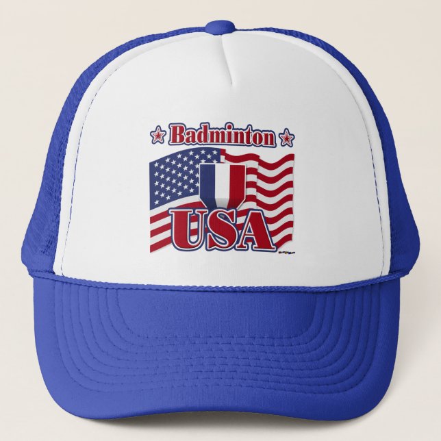 Badminton USA Truckerkappe (Vorderseite)