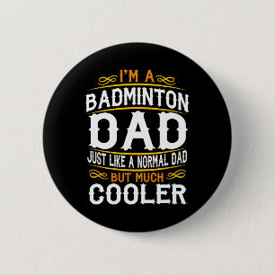 Badminton Vater Button