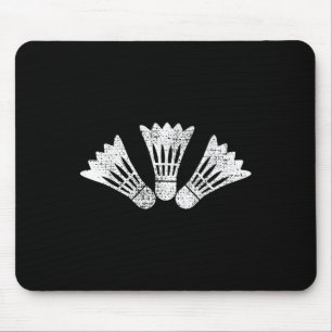 Badminton-Vintage-Geschenk Mousepad