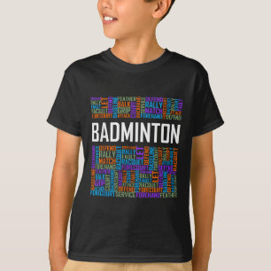 Badminton Words Lover Geschenke Badminton Player G T-Shirt
