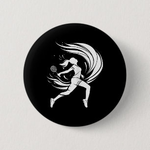 Badminton-Zeichnetest für Frauen Button