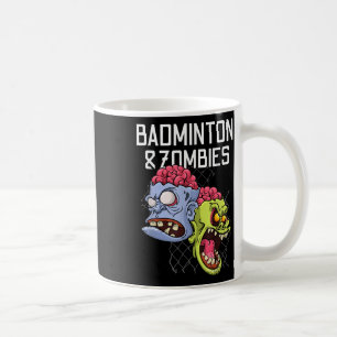 Badminton Zombies Lustiges Sportspiel Schläger Shu Kaffeetasse