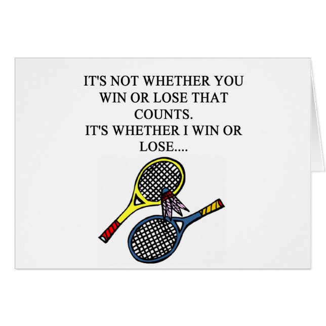 Badmintonentwurf der Liebe I (Vorderseite (Horizontal))