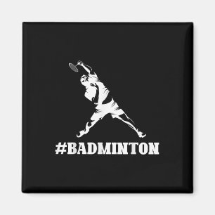 Badmintonliebhaber Lustiger Sportspieler Coach Gra Magnet