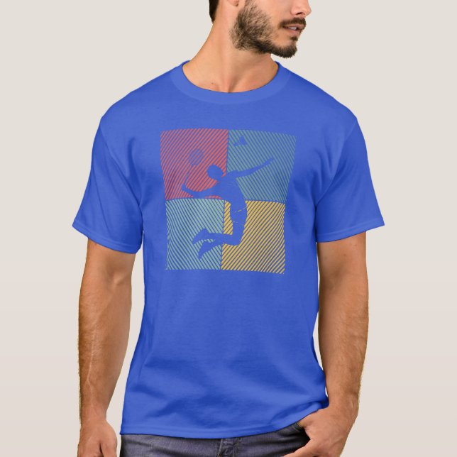 Badmintonplayer Game Shuttlecck Badminton Freunde T-Shirt (Vorderseite)