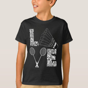 Badmintonspieler Badmintonliebhaber Shuttle T-Shirt