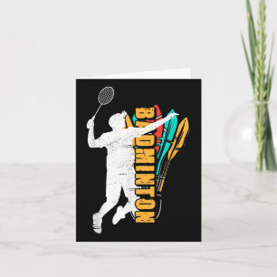 Badmintonspieler _ Federball _ Badminton  Karte