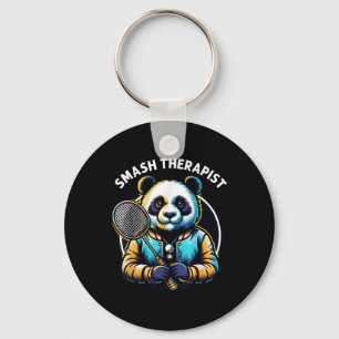 Badmintonspieler Pun Shuttle Smash Therapeut Badmi Schlüsselanhänger